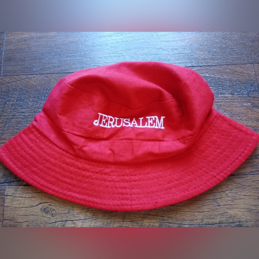 Jerusalem Red Bucket Hat